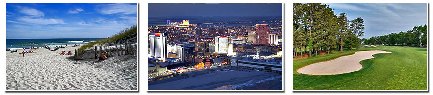 Golf, Atlantic City, Six Flags